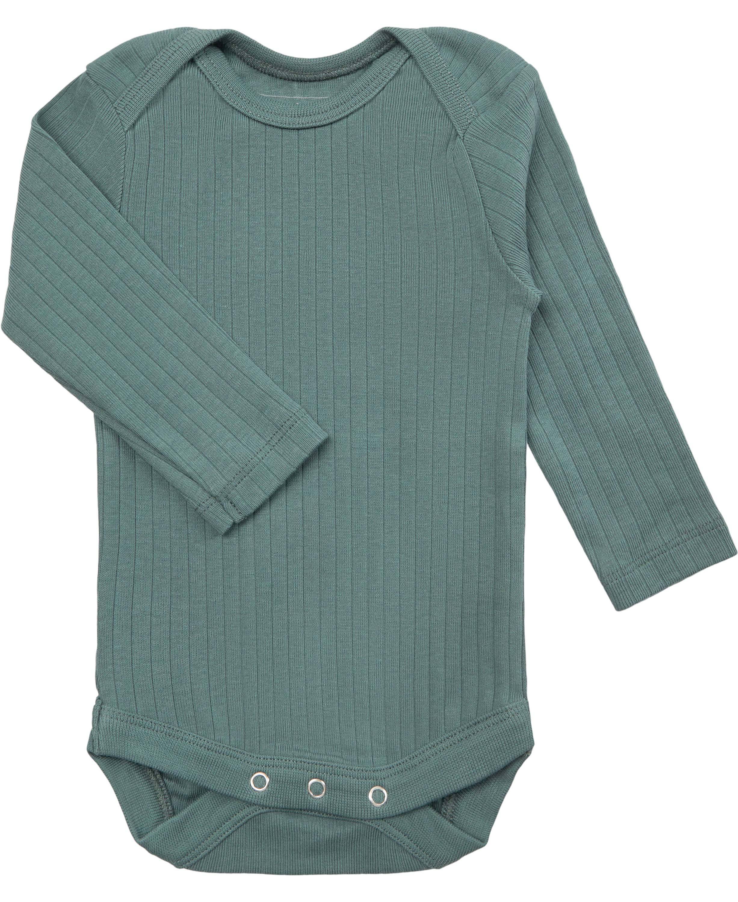 Magasin Mulle 3G Str 6 mdr / 68 cm Dark Balsam Green Langærmede Bodies Bomuld.