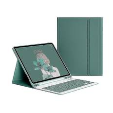 Tastatur Etui til iPad 9., 8., 7. Generation 10,2 tommer (2021, 2020, 2019) - Blå
