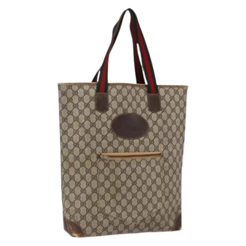 Gucci Vintage Pre-owned Plastic Tote Bag - Vintage - Dame - Beige - ONE SIZE -