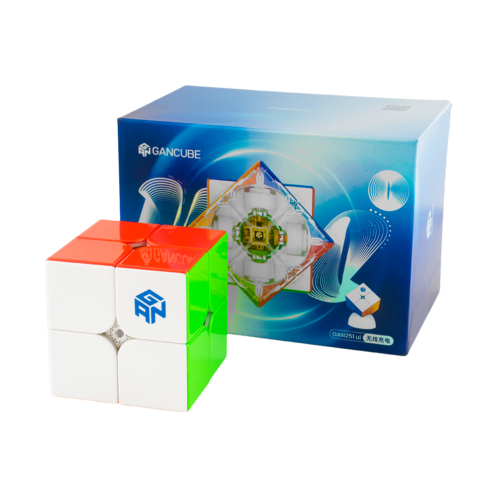 GAN 251 M UI 2x2 Smart Cube (Ball Core + UV)