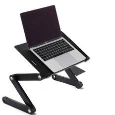 Laptop Bord Justerbart (Farve: Sort)