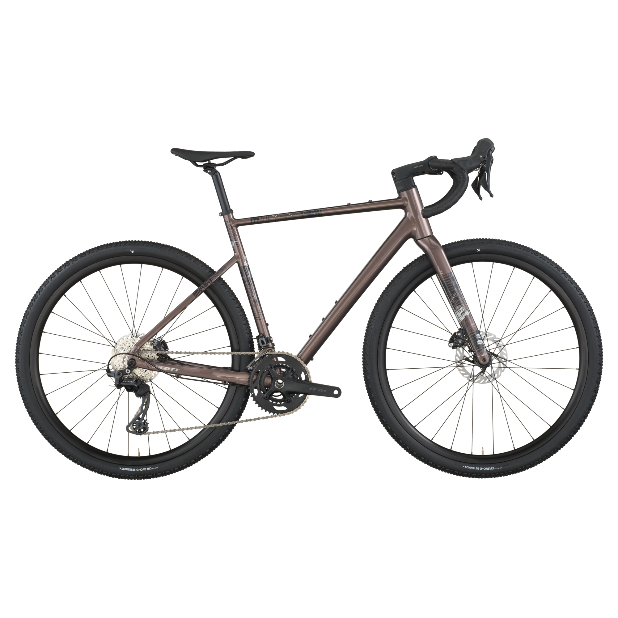 Scott Speedster Gravel Team 2026 - Shimano GRX 2x12sp - Alex Race X25 Disc - 028 / S / plum grey