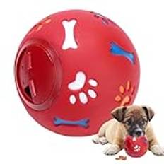 Teething Puppy Toys, Interactive Food Dispenser, Dog Ball Toys, Tough Dog Chewing Toys, Dog Puzzle Feeder Ball, Indestructible Dog Toys, Easy To Use, Portable for Small Medium Large Dogs And Puppies