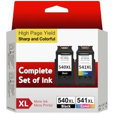 Druckerpatronen 540 541 XL Multipack, PG-540/CL-541 XL Kompatibel für Canon 540 541 Original Drucker-Tintenpatronen, 540 541 Patronen für Pixma TS5150 TS5151 MX475 MG3600 MG3650 MG3650s MG4200 MG4250