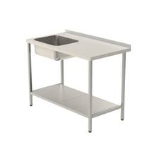 Diskbänk "Standard" med Vulst & C-50 Diskho - 1500 - Plåthylla - Vänster