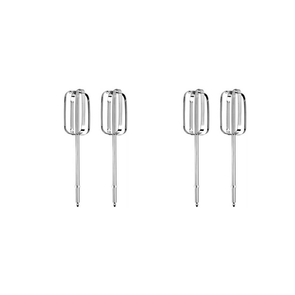 4pcs Hand Mixer Beaters Attachments for , Universal Stainless Steel Electric Hand Mixer Whisk Replacement