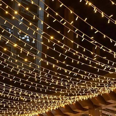 1 st LED-ljusslinga för heminredning, väggdekor till sovrum, ljusslinga för inomhus-födelsedagsfest och utomhusdekor till träd i trädgården - En storlek passar alla (1,5M varmt ljus,3M varmt ljus,4,5M varmt ljus,6M varmt ljus,10M varmt ljus)