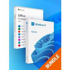 Microsoft Windows 11 Home & Microsoft Office Professional 2021 Plus Bundle - Microsoft Key - GLOBAL
