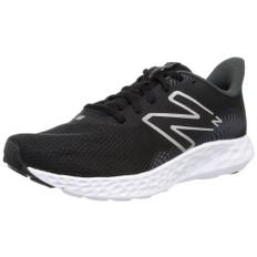 Running Shoes M411 Current Model Running Walking Sneakers White School Wide Lightweight LB3 cm 2E [New Balance] Men's (Black/White) 27.5