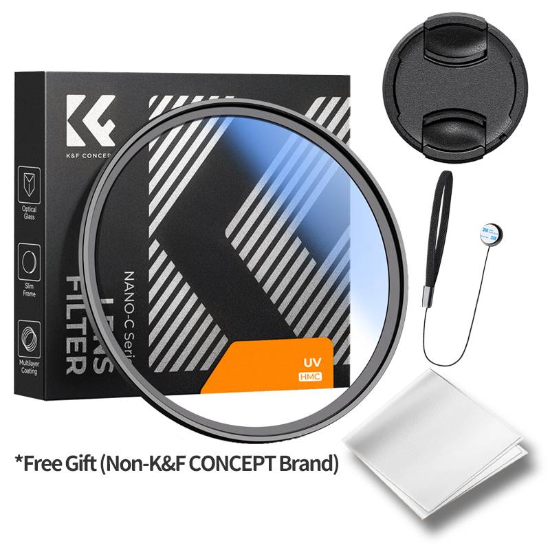 K&F Concept UV C Filter 67mm 72mm 77mm 82mm 52mm 49mm 55mm 37mm 67 77 82 72 mm KF Camera Lens MCUV Filter