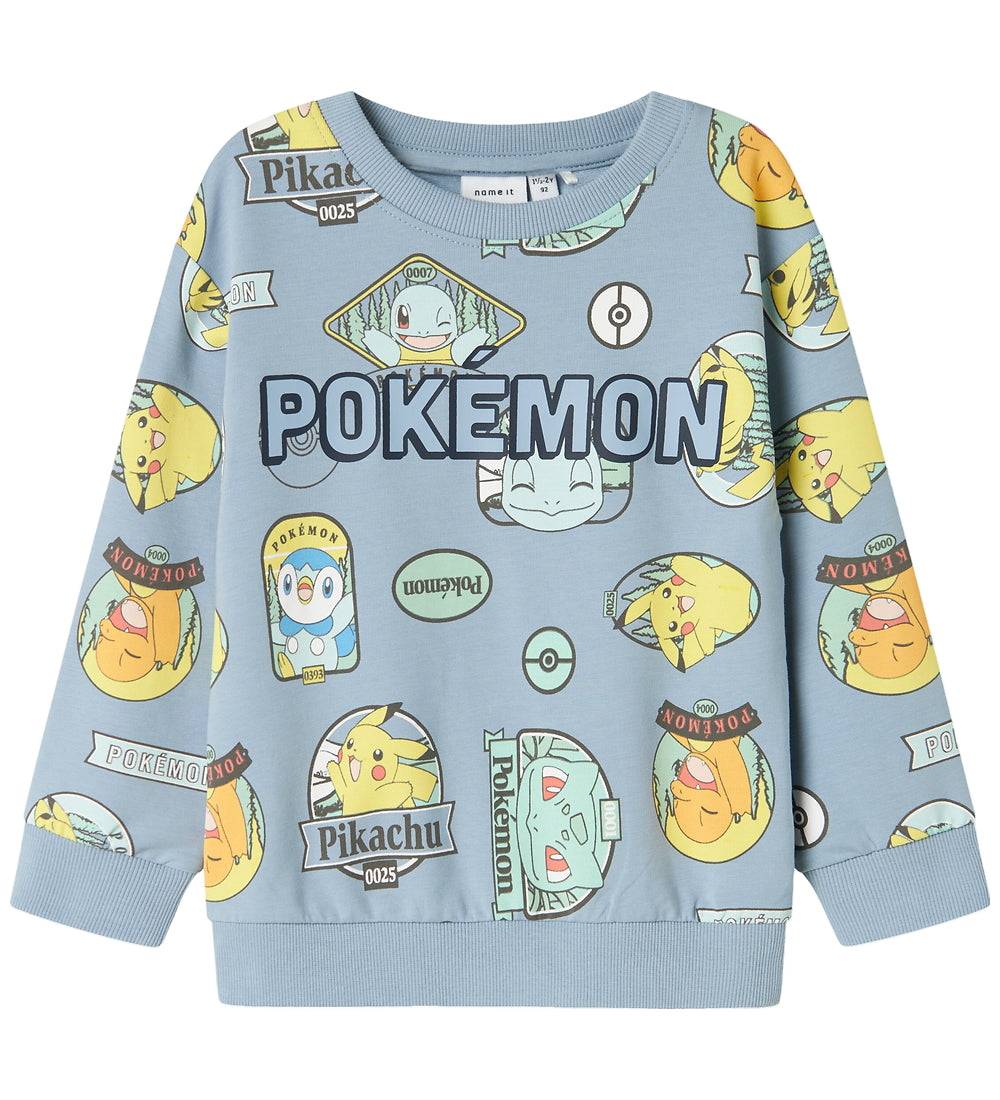 Name It nmmpjazy pokemon nreg sweat unb sky Dusty Blue 336.