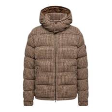 Moncler, Jakker , Herre, Brun, L, Uld, Montgenevre Kort Dunjakke