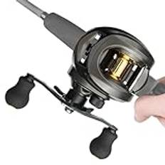 Teksome BAITCASTER REEL, REEL,Havsfiske vattendroppsrulle | Utomhusaktivitetsverktyg, avslappnad aktivitetsutrustning för havskatt, musky, bas