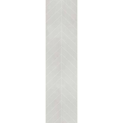 Fibo Cement vådrumspanel med sildebenslook, 10 x 600 x 2400 mm, grey cement silk
