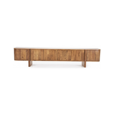 Julian Tvbord i akacietræ B240 cm - Rustik brun