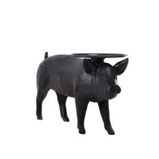 Moooi - Pig Table - Sidobord - Front Design - Svart - Plast