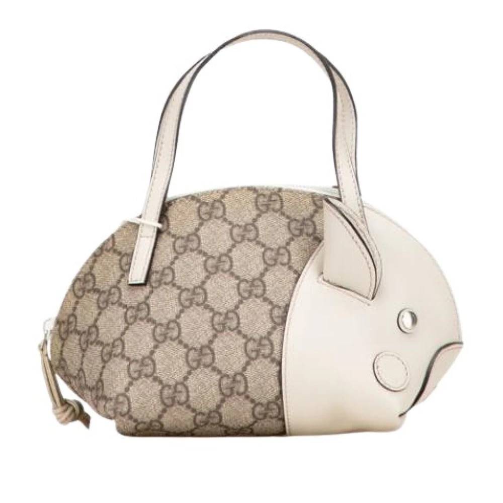Gucci Vintage Pre-owned Vintage Mini Bag - Vintage - Dame - Beige - ONE SIZE - Læder