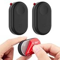 Vattentät silikonfodralhållare med självhäftande klistermärke för Galaxy Smarttag2, 2-pack dold GPS-spårare, självhäftande monteringsskyddskåpa för plånbok, bagage, bil, cykel, fjärrkontroll drönare