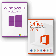 COMBO 1: Microsoft Windows 10 Professional + Microsoft Office 2019 Professional Plus
