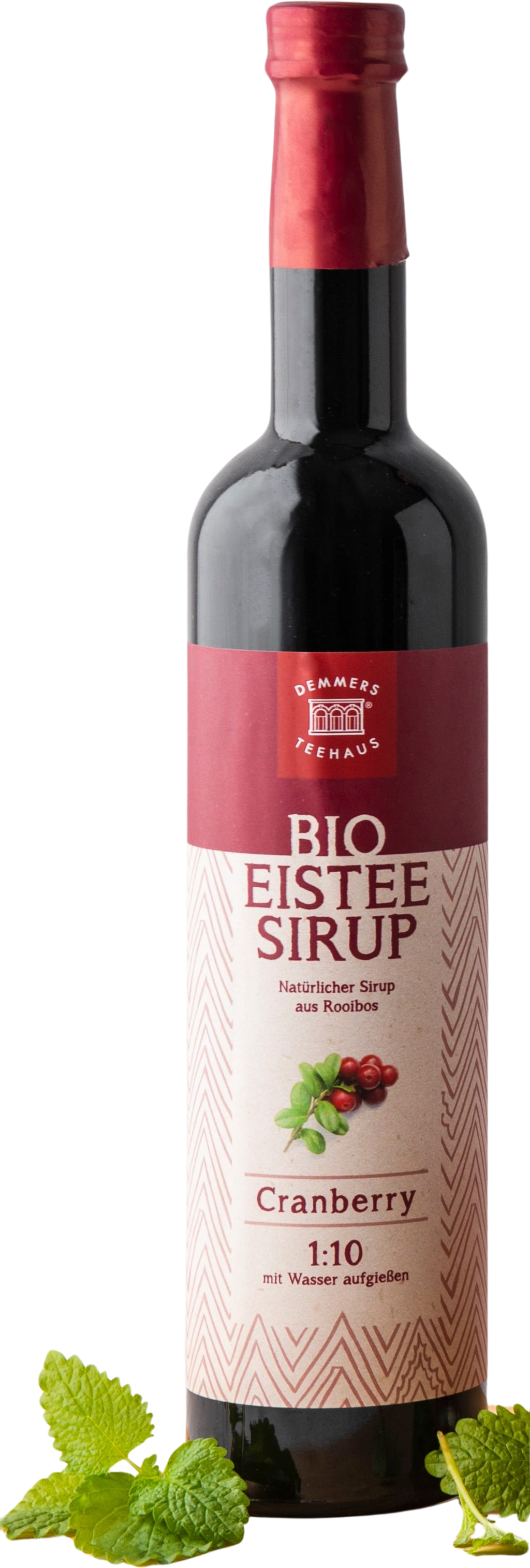 Demmers Teehaus Rooibos Cranberry Sirap, Eko - 500 ml