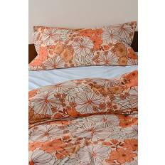 FIORI BOLD pudebetræk 50x90 cm - Orange