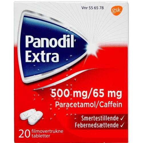 Panodil Tabletter 500mg 20STK +18 år Extra