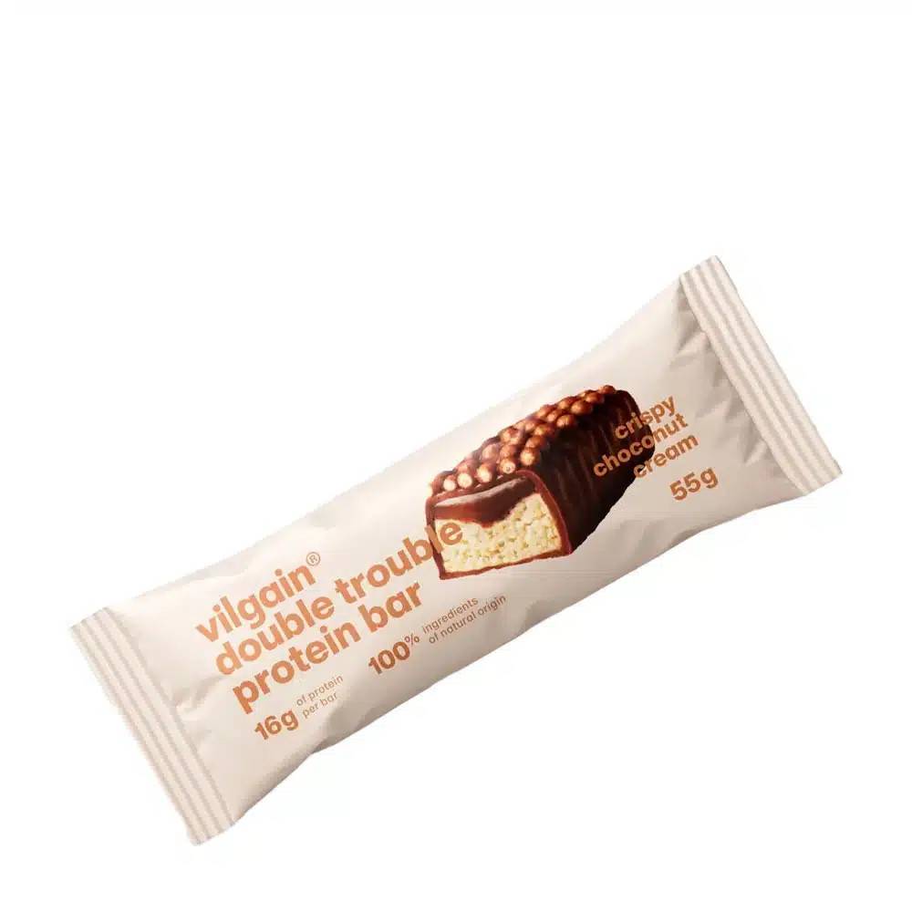Vilgain - Double Trouble Proteinbar Choco Bueno, 55 g