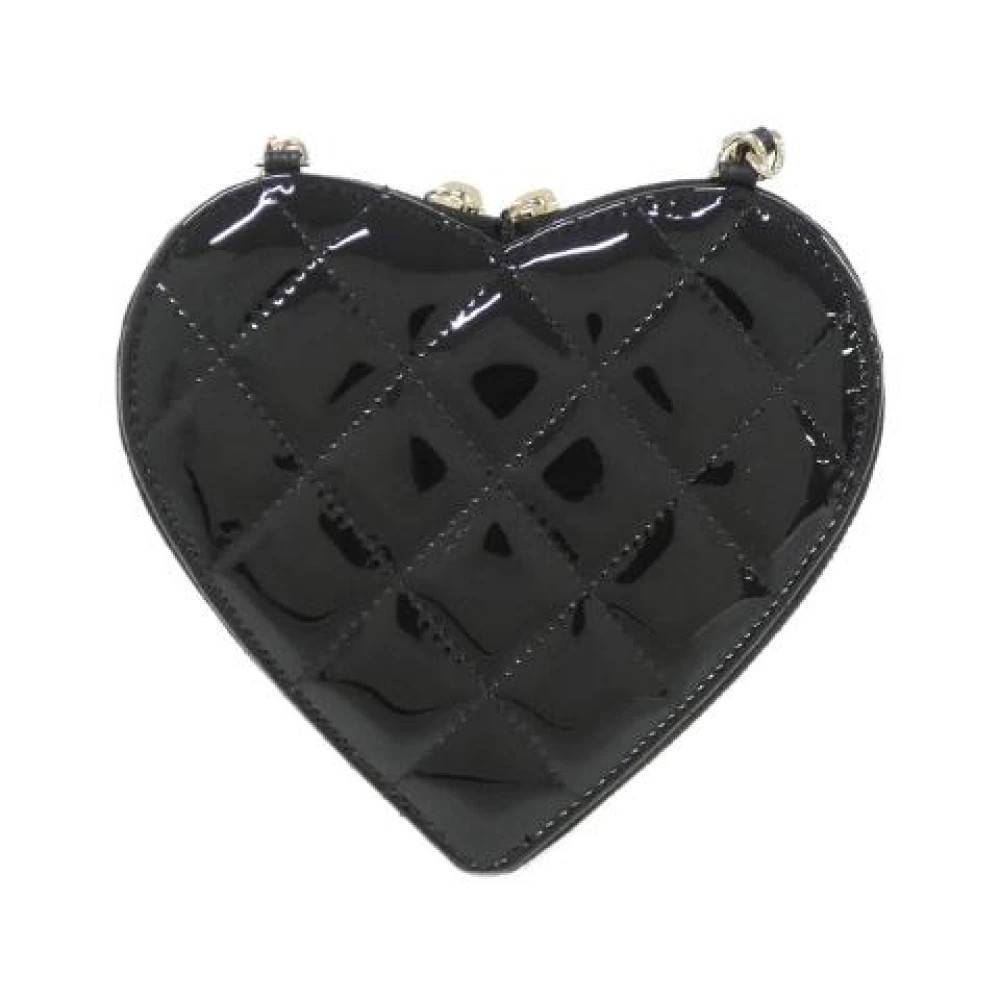 Chanel Vintage Patent Læder Skuldertaske Ap3295 - Tasker- Dame - Flerfarvet - ONE SIZE - Uld