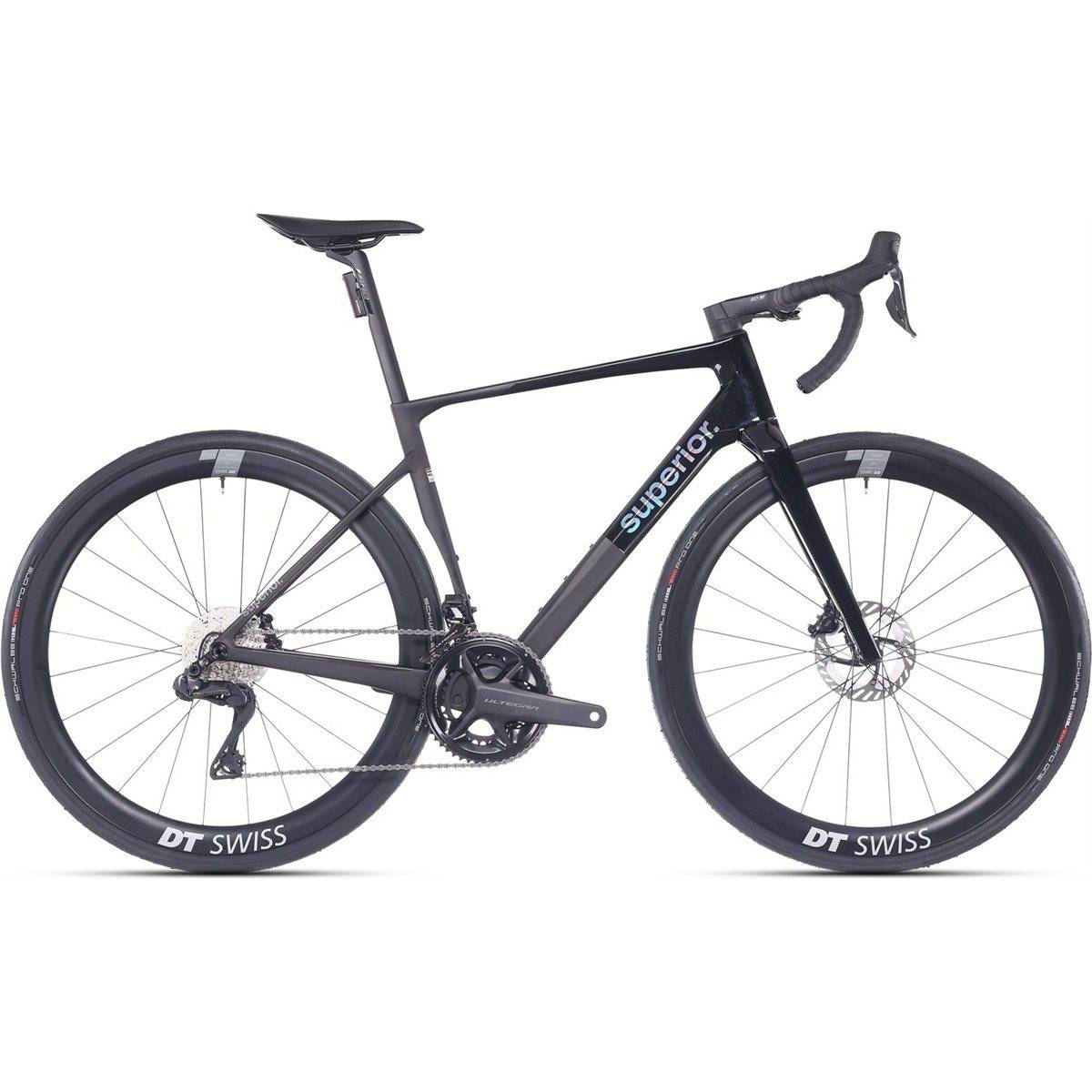 Racercykel allround Superior XR 9.7 GF Gloss Rainbow Black/Carbon
