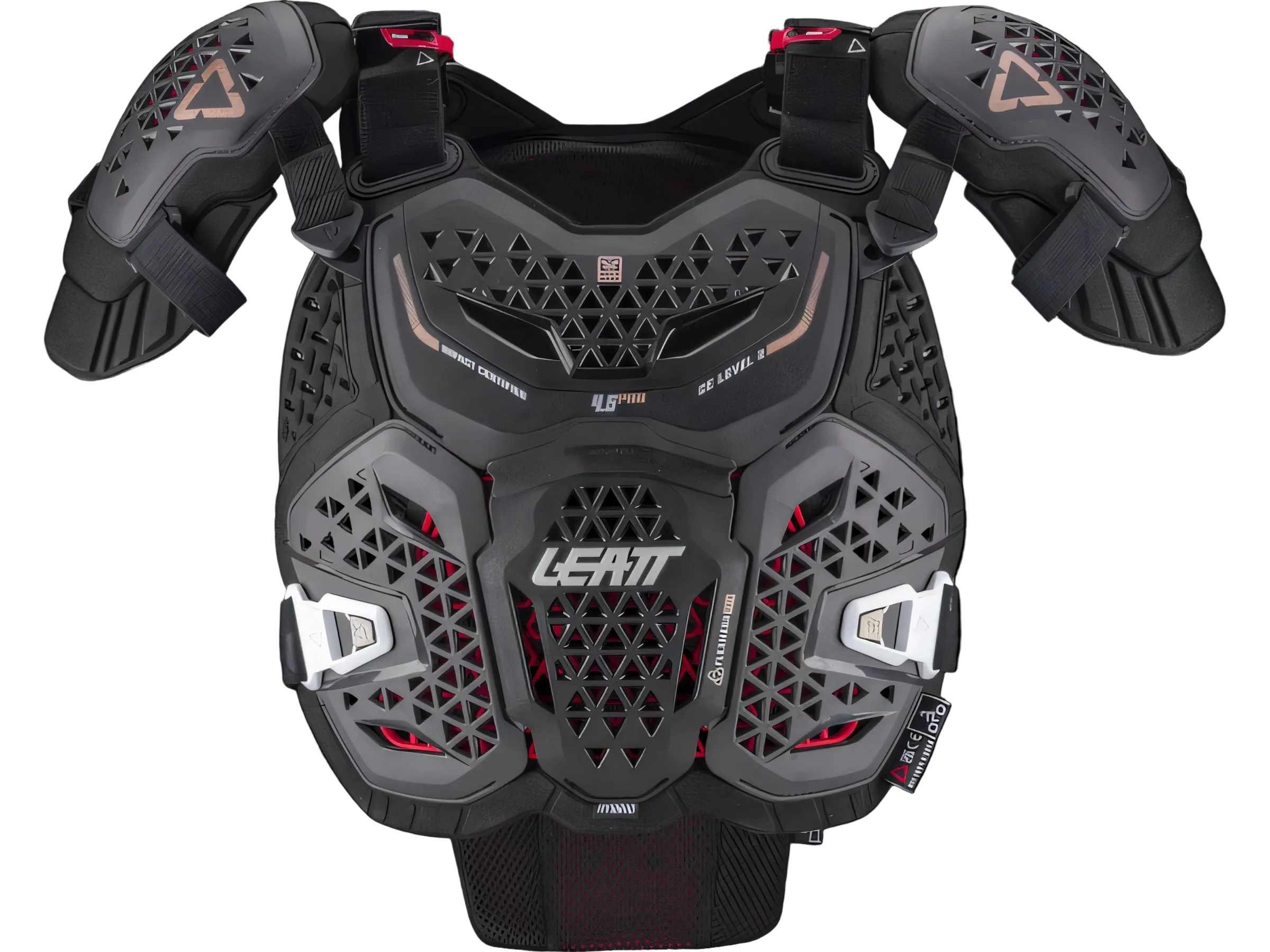 Leatt 4.5 Hybrid Pro Dame Brystbeskytter 2026 - L / Sort
