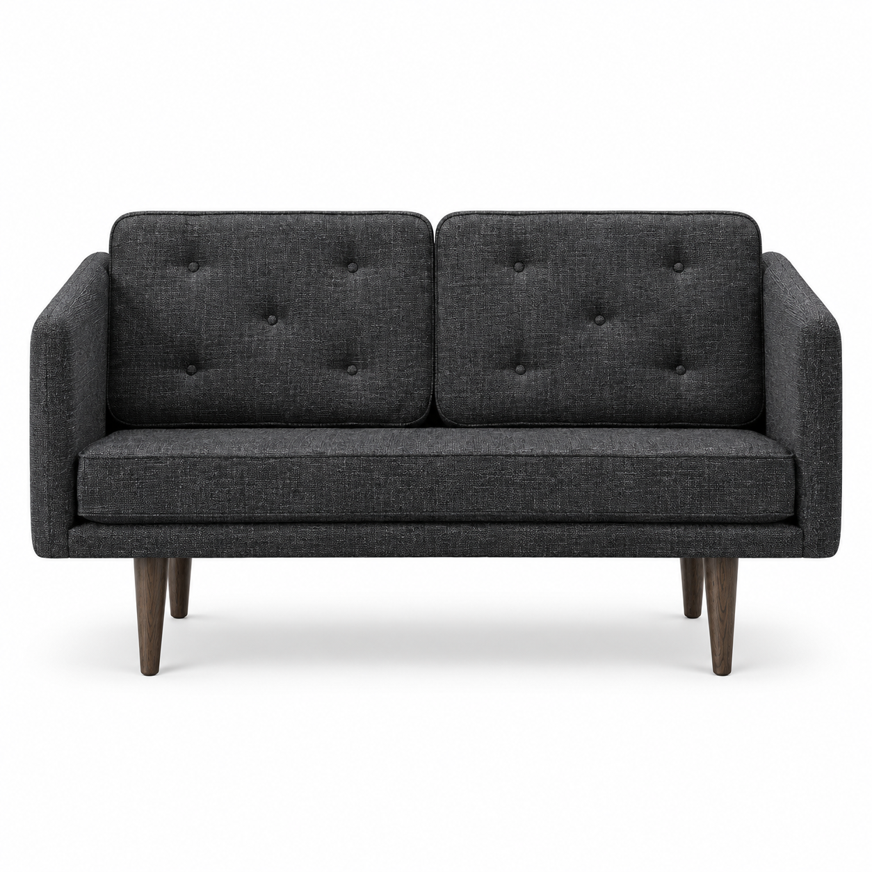 No. 1 Sofa 2-personers, Mood af Børge Mogensen Mood 2102 - Røget eg bejdset - Jacobsen Plus