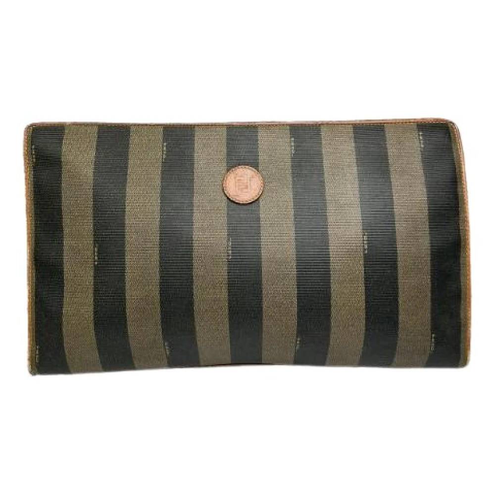 Fendi Vintage Pre-owned Vintage Læder Clutch - Vintage - Dame - Flerfarvet - ONE SIZE - Læder