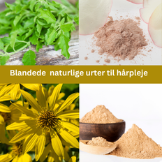 Boost dit hår med amla, arnika, Shikakai, Bramhi og rosenpulver - Øko hårvitamin