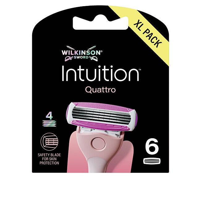 Wilkinson sword Intuition Quattro replacement heads 6 pcs.