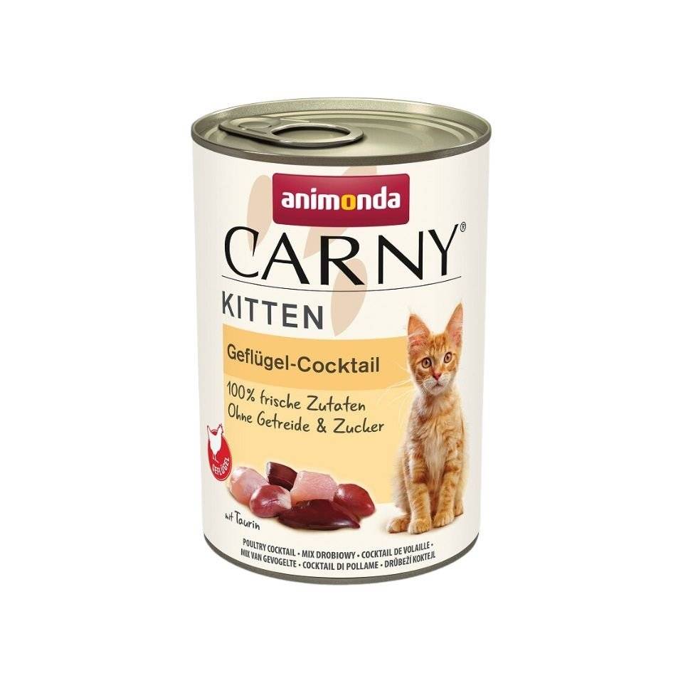ANIMONDA Carny Kitten Fjäderfä Cocktail 12x400 g koktajl drobiowy dla kociąt