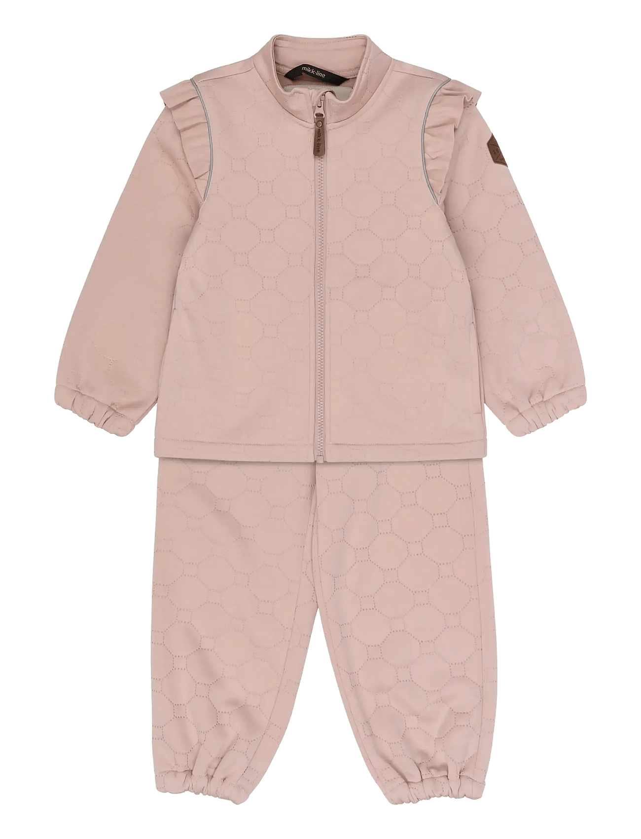 mikk-line Soft Thermal Set Warm Frill - Pink - 122