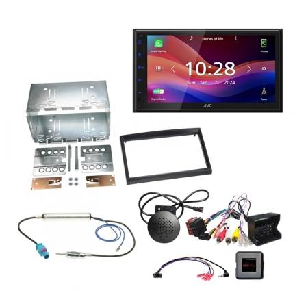 JVC KW-M695DBW bilstereopaket till Citroen/Fiat/Peugeot