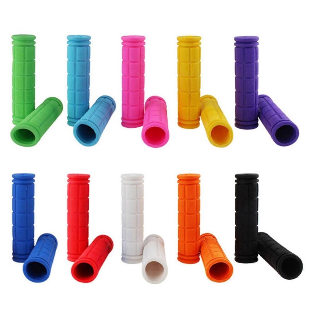 (Yellow) New Soft Bike Handlebar Handle Hand Grips BMX MTB Mountain Bicycle Scooter