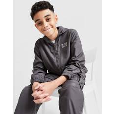 EA7 Emporio Armani Core Woven Full Zip Hoodie Junior, Grå - Grå - 12Y