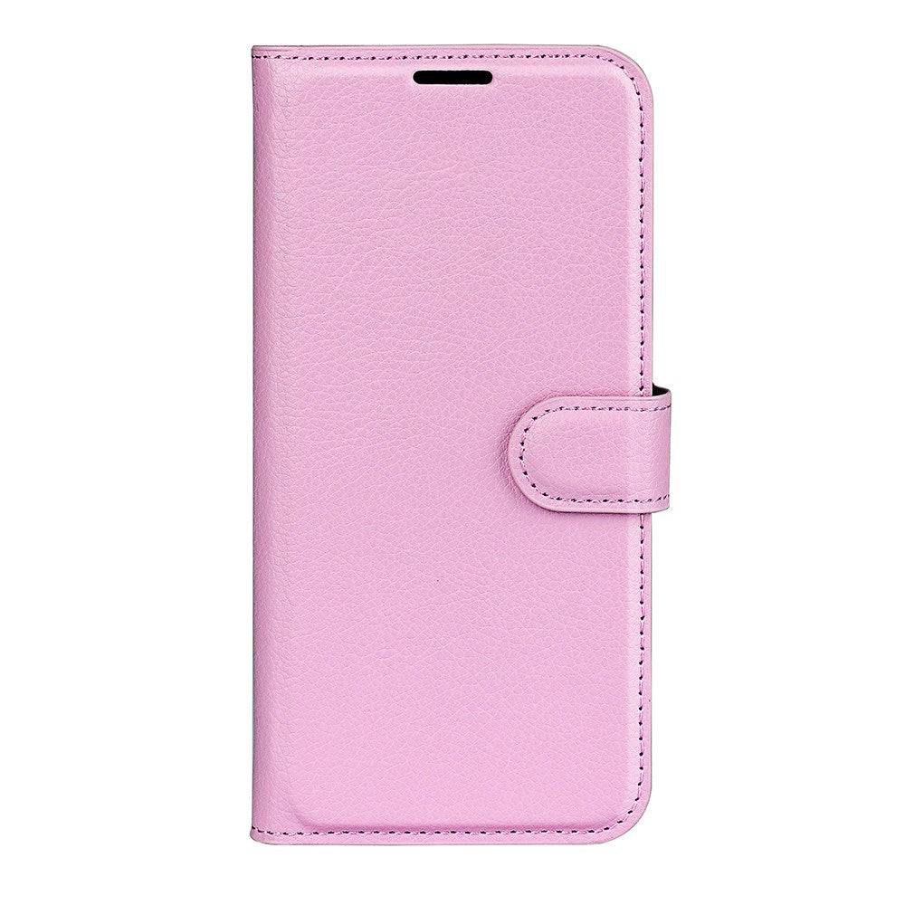 Xiaomi 15T Pro EIDERWOOD Konstläder Fodral med Korthållare & Ställfunktion - Rosa