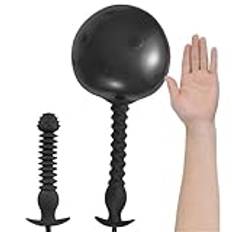 Uppblåsbar anal dildoplugg Expanderbar buttplugg med pump sexleksaker for kvinnor män anal dilator massager vuxenprodukter(Type-11)