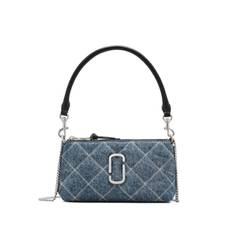MARC JACOBS The Pochette Quilted Denim Snapshot