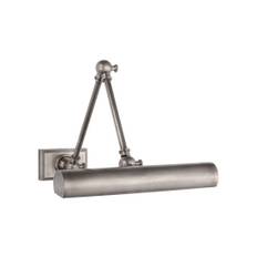 Cabinet Maker 12" vägglampa dubbel antik nickel - Grå / Silver