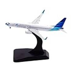 Modellflygplan 1:400 Skala For Indonesian Airlines B737-800 PK-GFQ Metallflygplan Jet Modell Flygplan Samling Ornament Fighter modell