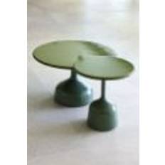 Cane-line Outdoor Glaze Sofabord Stor Ø: 70 cm - Olive Green/Green