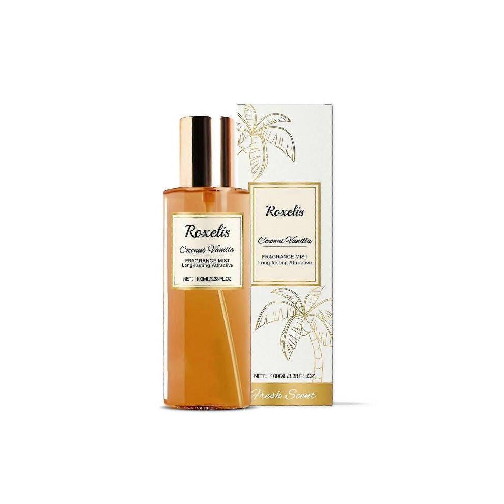 (Coconut Vanilla) Romantic Body Fragrance Series Natural Fresh Fragrance Lasting Fragrance Elegant Perfume Body Charm Spray