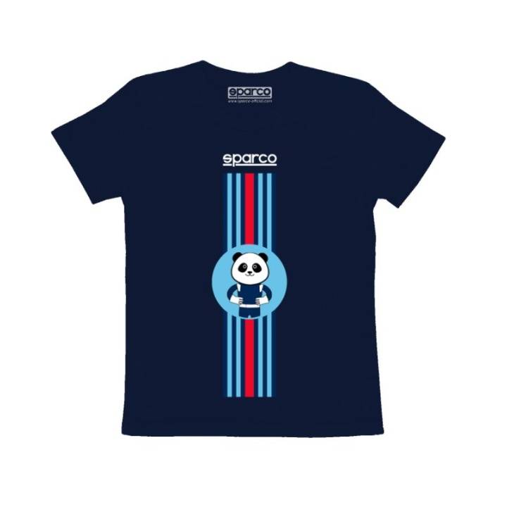 T-Shirt Stripes Design Sparco (3-4år)
