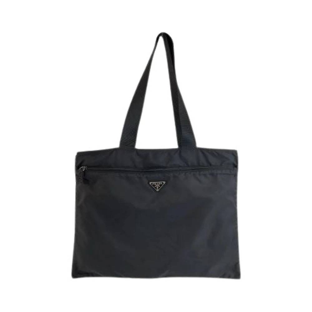 Prada Vintage Pre-owned Tessuto Nylon 2way Bag - Vintage - Dame - Sort - ONE SIZE - Nylon