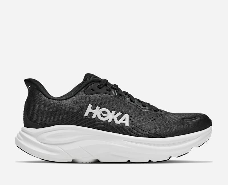 HOKA Clifton 11 Schuhe für Damen in Black/White Größe 38 | Straße