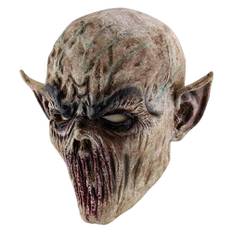 Halloween Alien Latexmask Huvudbonad Andningsbar Heltäckande Ansiktsmask Halloween Maskerad Läskig Mask A